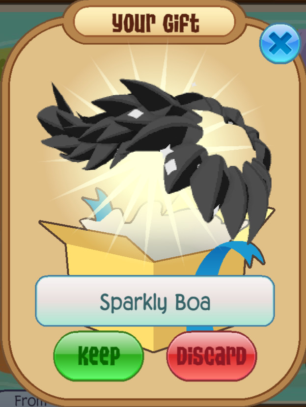 Animal Jam Classic AJC Sparkly Boa (READ DESCRIPTION)