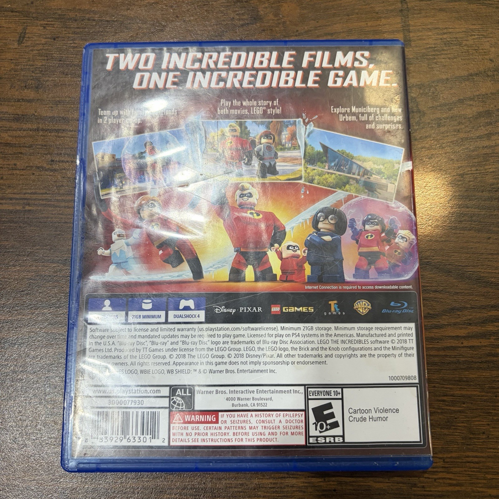 The Incredibles (PlayStation 4, 2018)