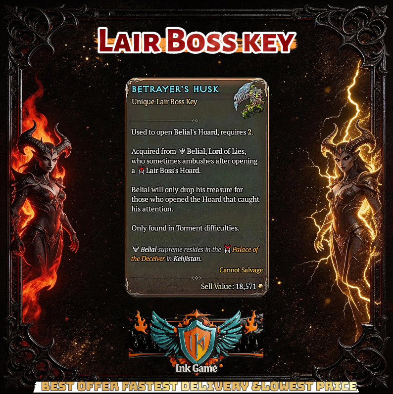 🔥DIABLO 4 Season 13 🔥 Mephisto’s Hoard. Unique Lair Boss Key