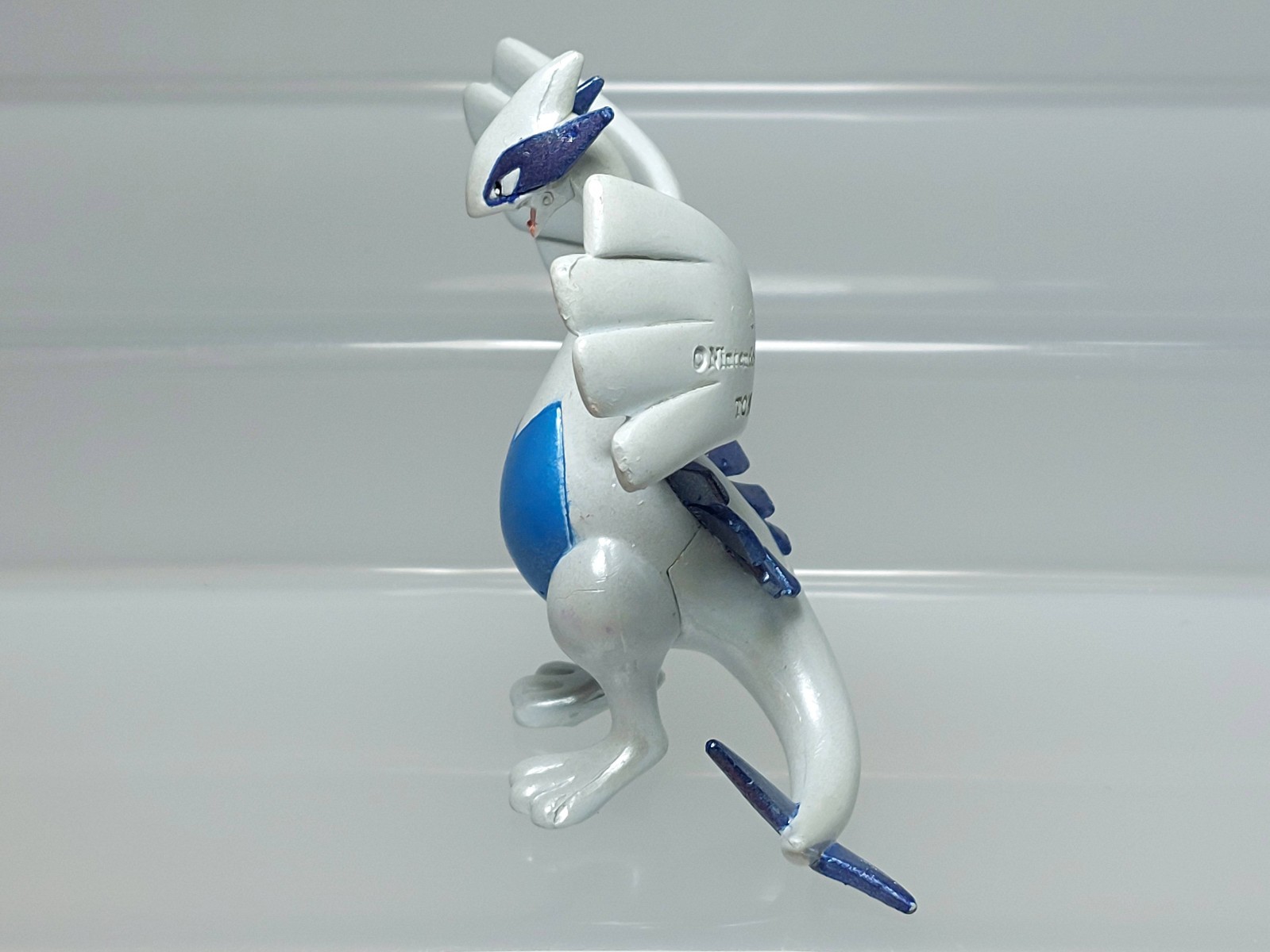 Lugia (Metallic ver) Pokemon Movie Monster Collection Figure Tomy N08 2.6in