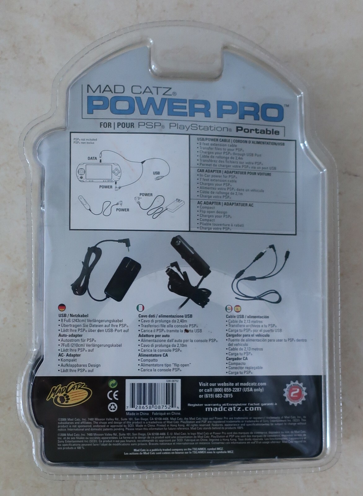 Mad Catz Power Pro for PSP Playstation Portable