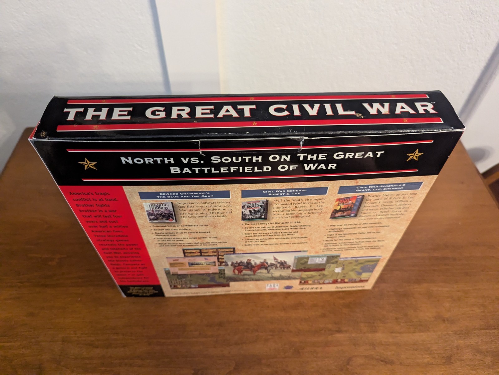 The Great Civil War: Civil War Strategy Series (1998, Sierra Big Box) – CIB
