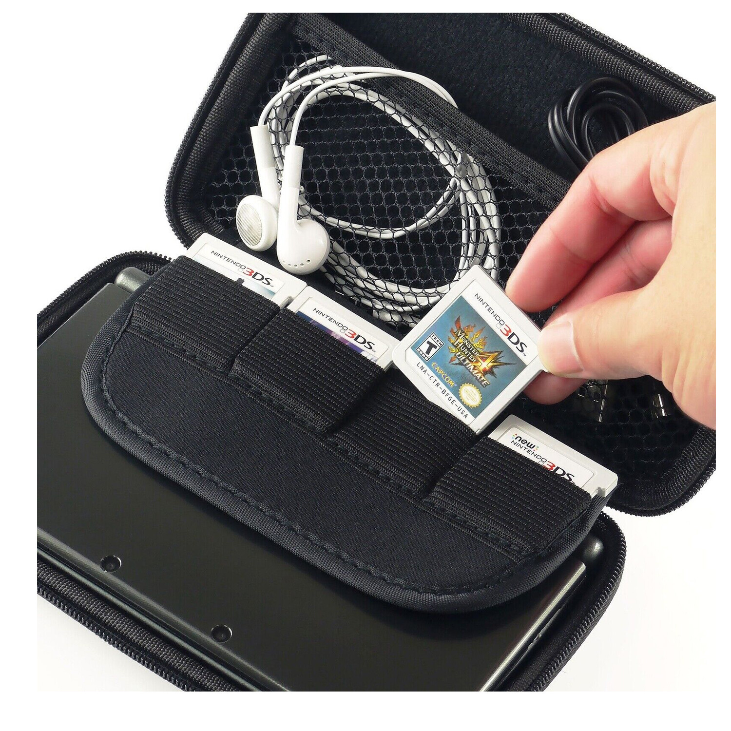 EVA Protective Travel Carrying Case Pouch For Nintendo New DS 2DS 3DS LL XL