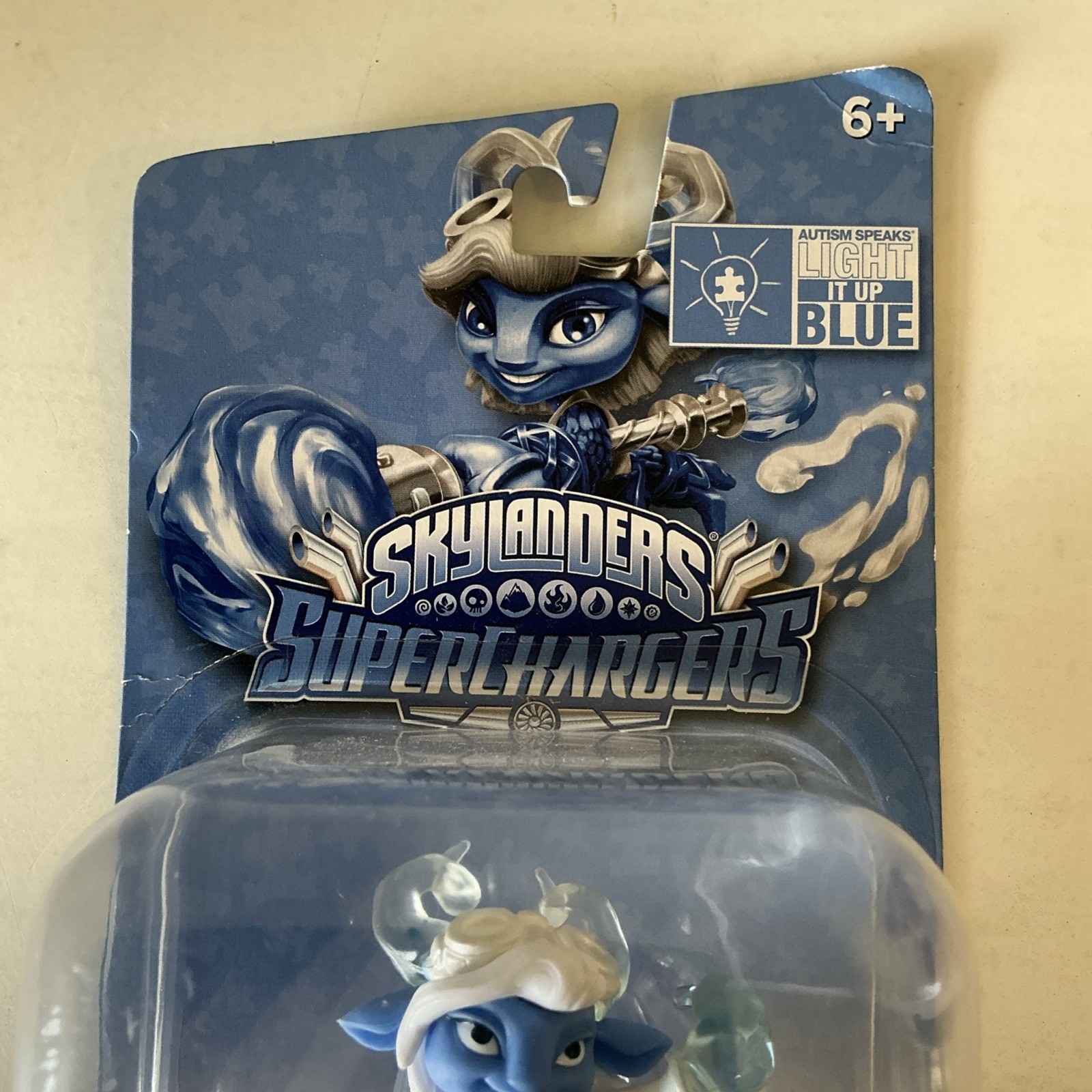 New Skylanders SuperChargers Power Blue Splat-NIB Collectors Item