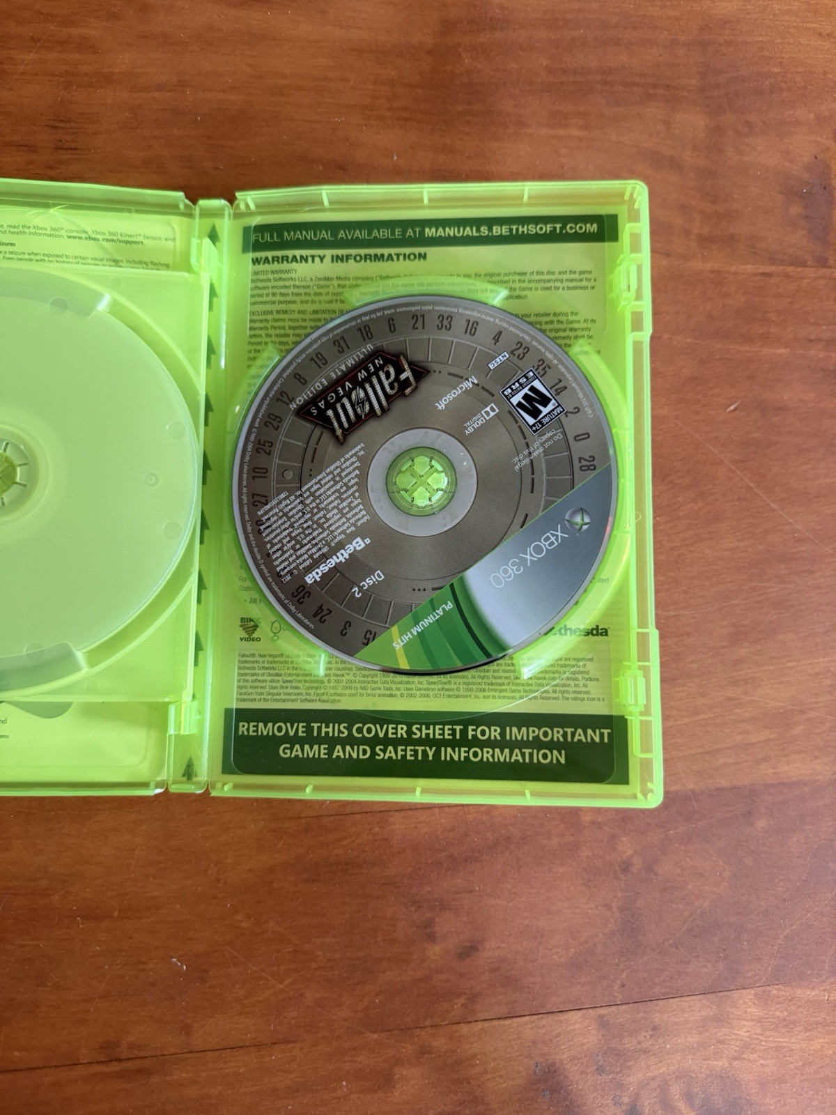 Fallout: New Vegas Ultimate Edition (Xbox 360) Excellent CIB Complete & Tested