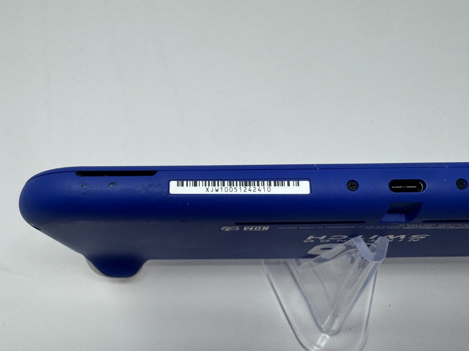 Nintendo Switch Lite 32GB Blue Tested Working with OEM Charger