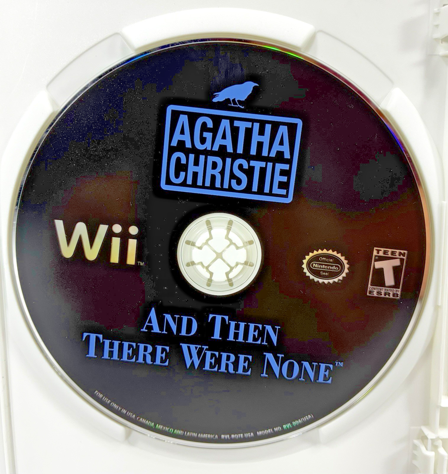 Agatha Christie And Then There Were None Nintendo Wii 2007 Complete with Manual