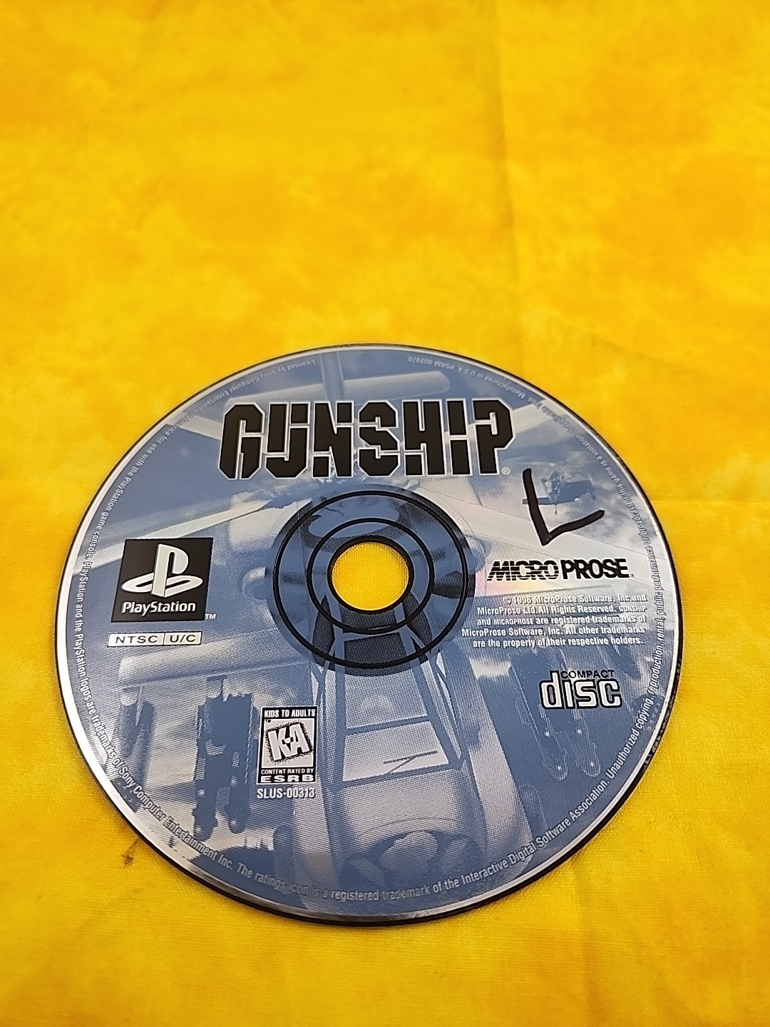 Gunship – Sony PlayStation 1 (PS1) Disc Only Working/Tested
