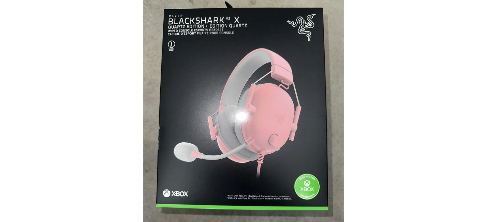 Razer – BlackShark V2 X Wired Over-the-Ear Gaming Headset for PC, PS5, PS4, S…