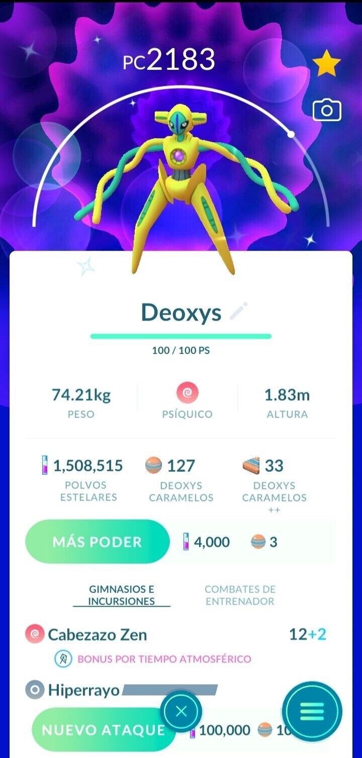 SHINY NORMAL DEOXYS | Pokemon G0 to Home Transfer | Authentic (Custom O.T)