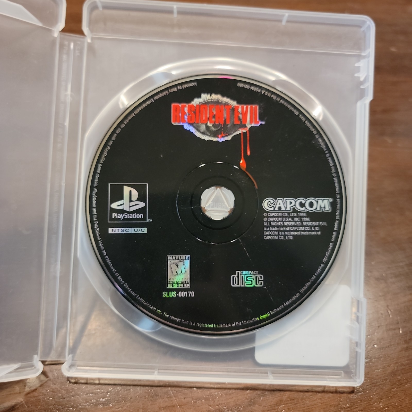 Resident Evil Disk Only (Sony PlayStation 1, 1996) Tested – Authentic –