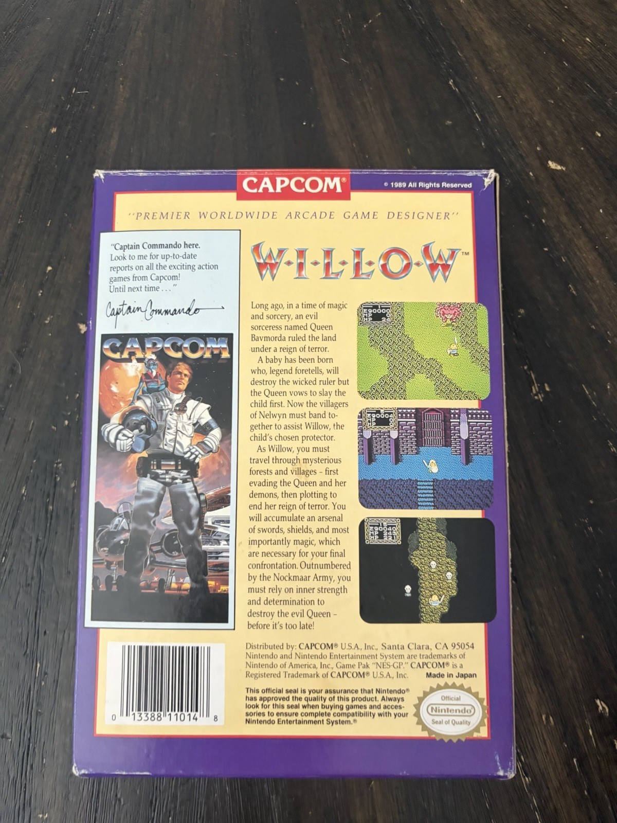 Nintendo NES Game Willow CIB Complete In Box