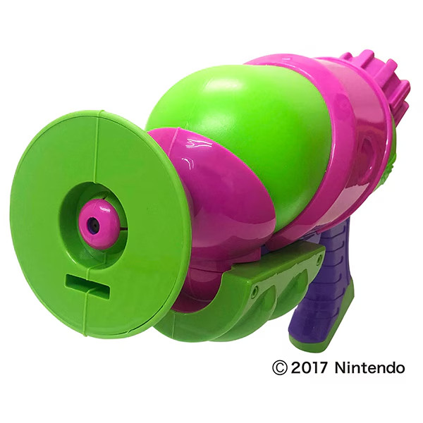 Water Gun Water Play Splatoon 2 Splashooter with Ink Tank Neon Green NEW JAPAN