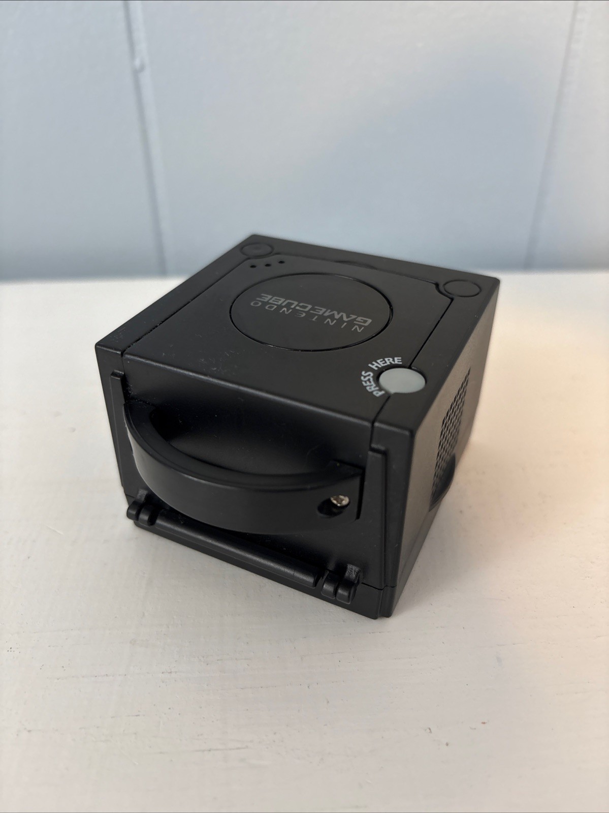 2006 Black Mini Nintendo Game Cube Gummy Candy Box-WORKS-Plays Tune Lights-Up