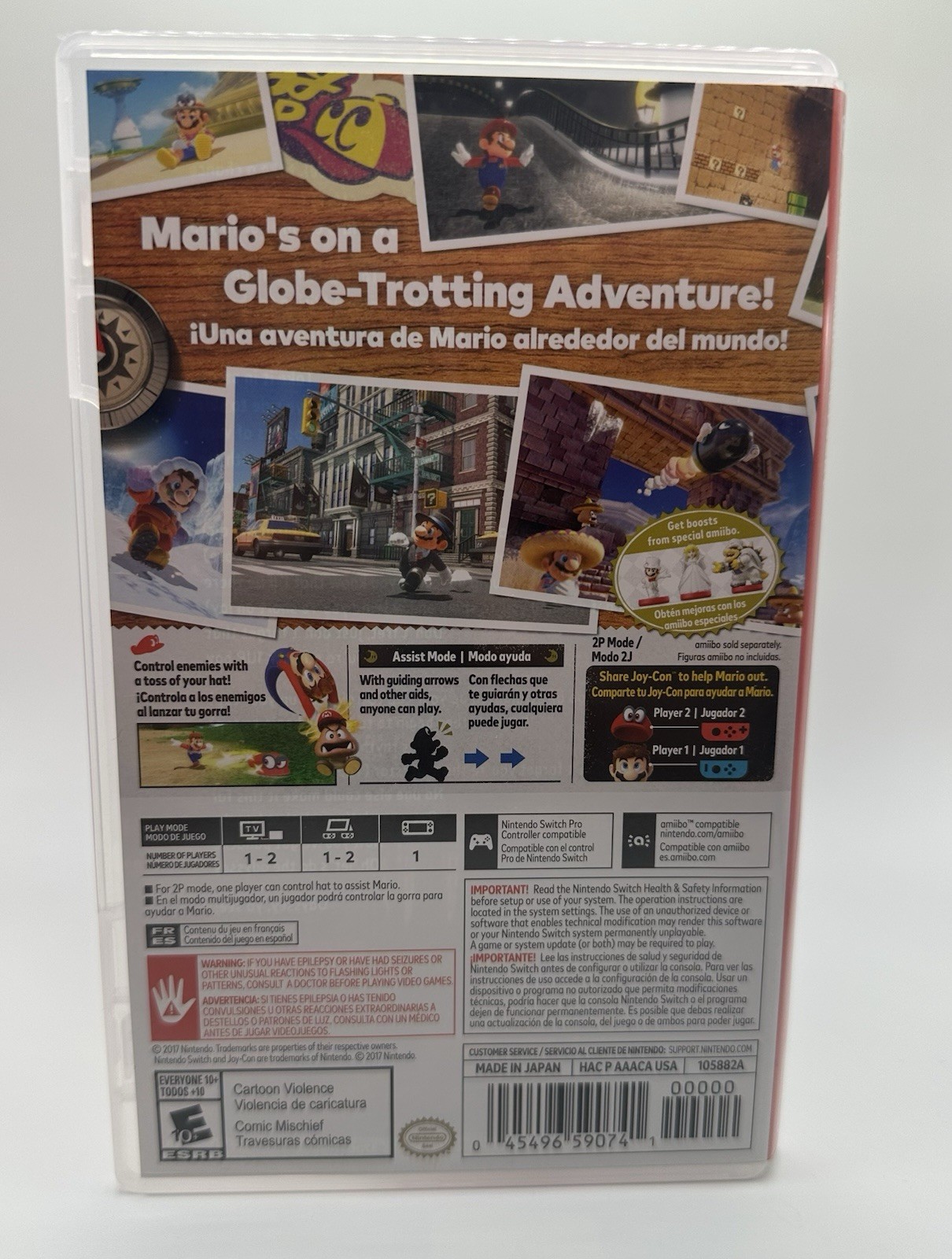 Super Mario Odyssey Nintendo Switch – READ DESCRIPTION