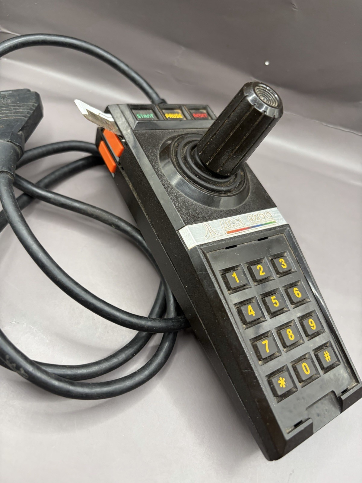 Atari 5200 Controller Parts Or Repair Only Vintage Joystick Salvage Untested