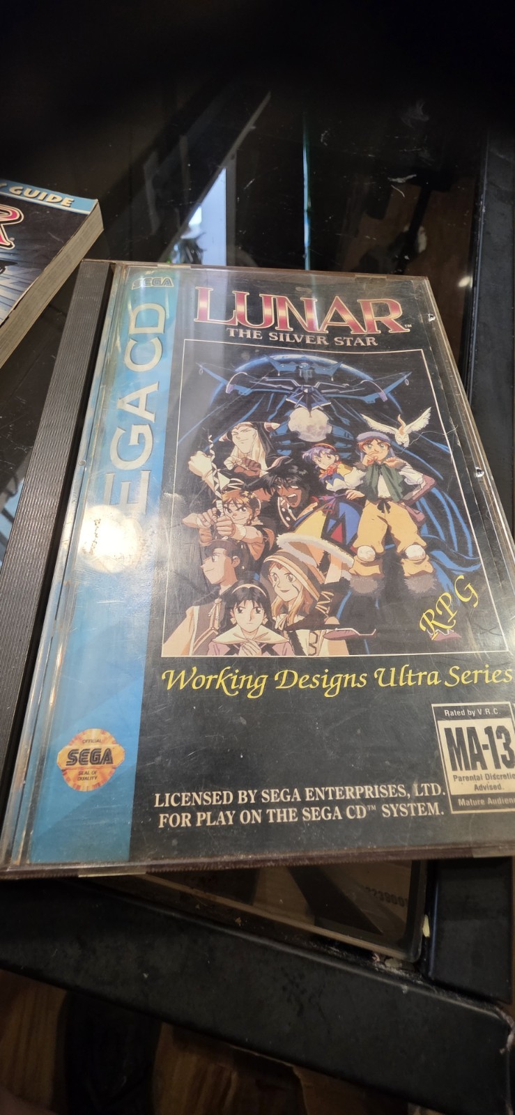 Lunar The Silver Star Cib With 2 Official Strategy Guides For Sega Cd Cib