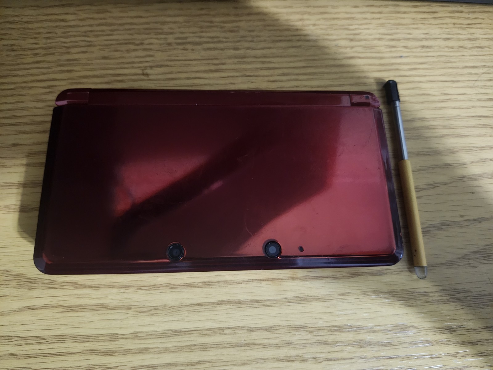 Nintendo 3DS Handheld System – Flame Red Comes With Stylus And Charger. No Game