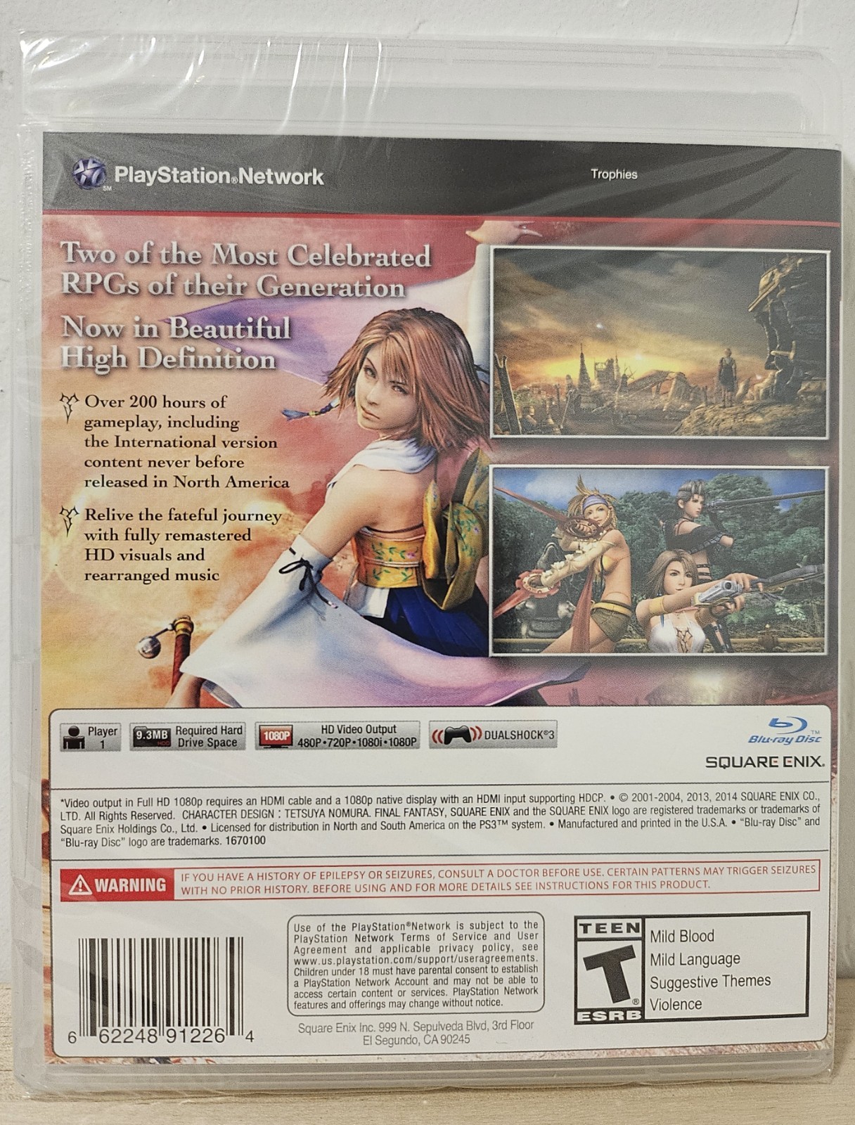 Final Fantasy X/X-2 10 HD Remaster for PlayStation 3 PS3 – Brand New Sealed!