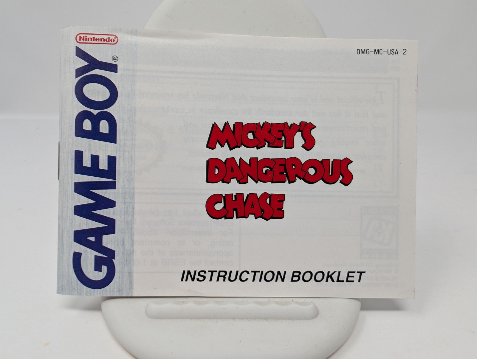 Mickey’s Dangerous Chase Nintendo Game Boy CIB Box Manual Inserts Tested Disney