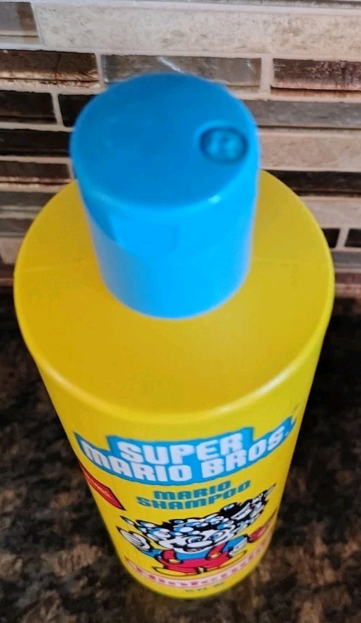 Super Mario Bros Mario Shampoo Nintendo Tear Free Vintage Brand New 1990 Rare