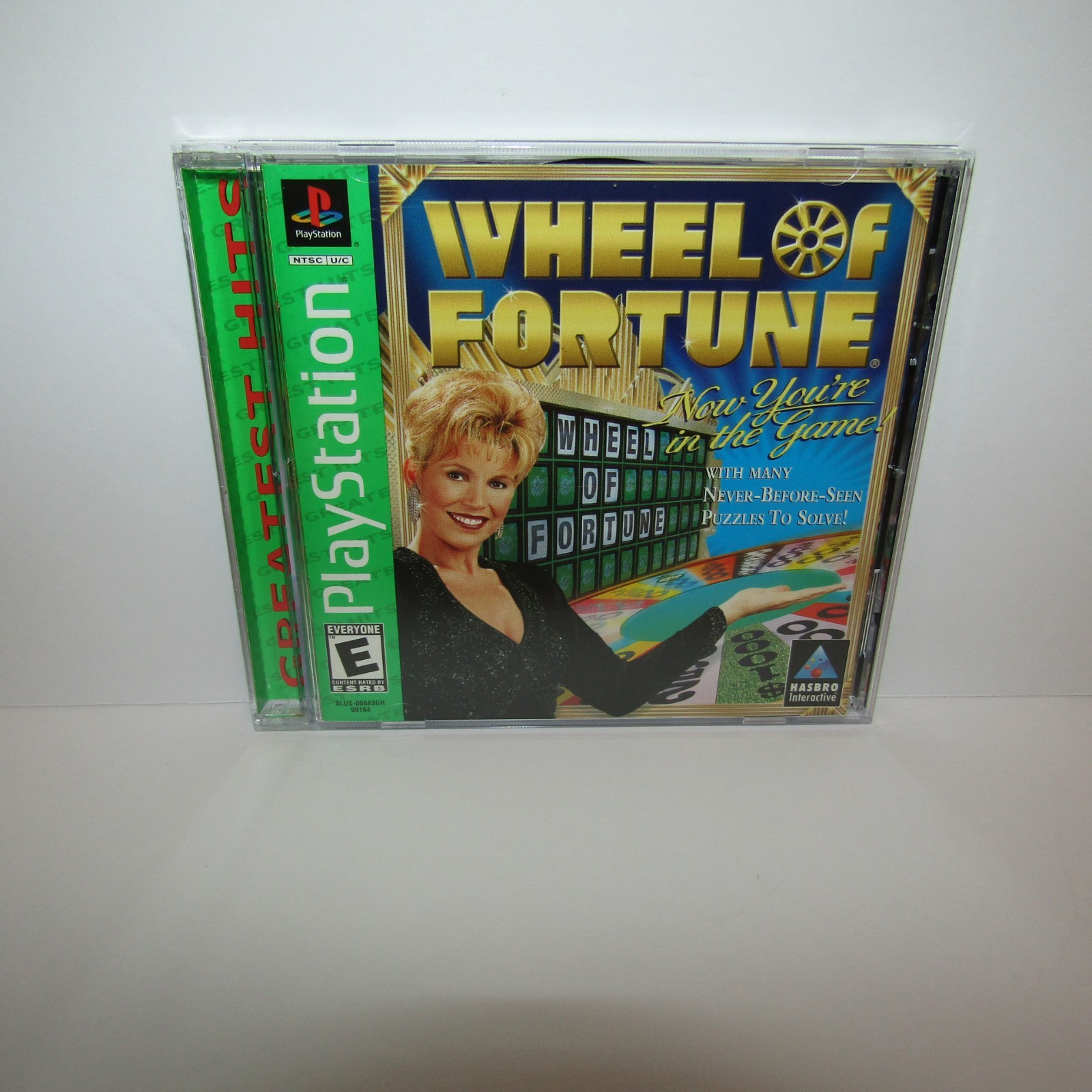 Wheel of Fortune Sony PlayStation 1 PS1 Greatest Hits Video Game w Manual Tested