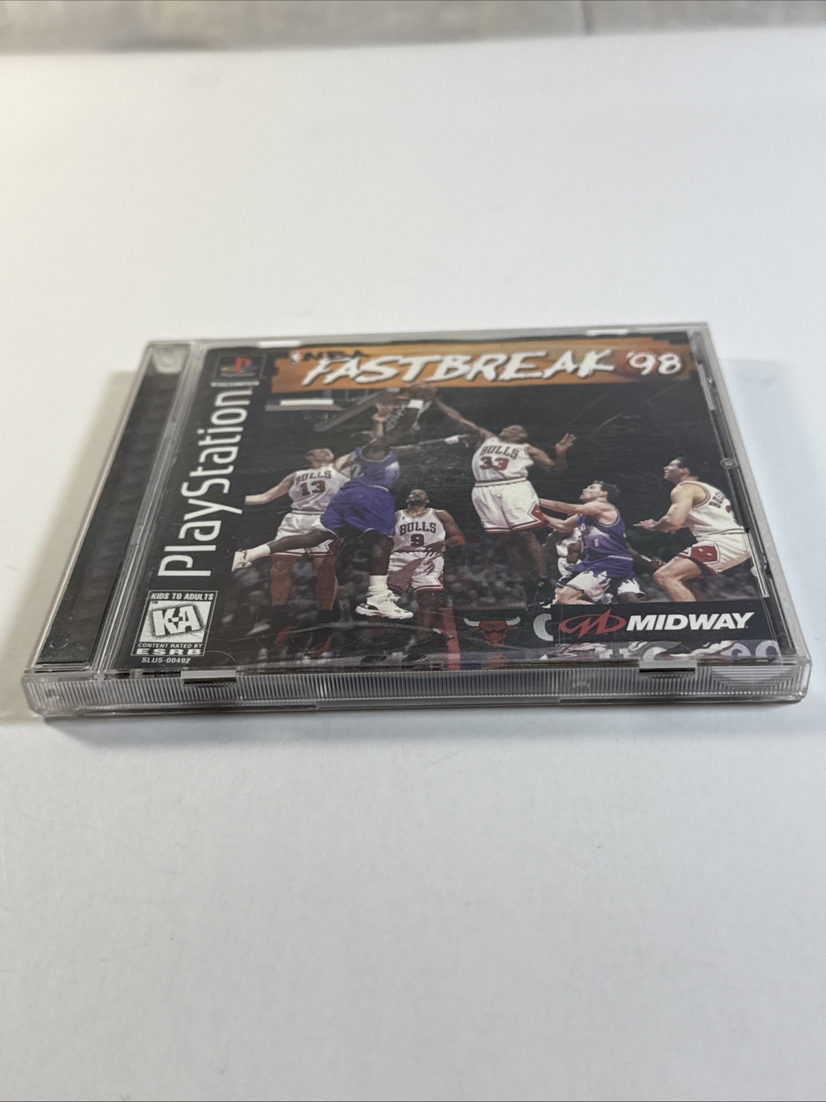 NBA Fast Break 98 – PS1 PS2 Complete Playstation Game With Playbook Good