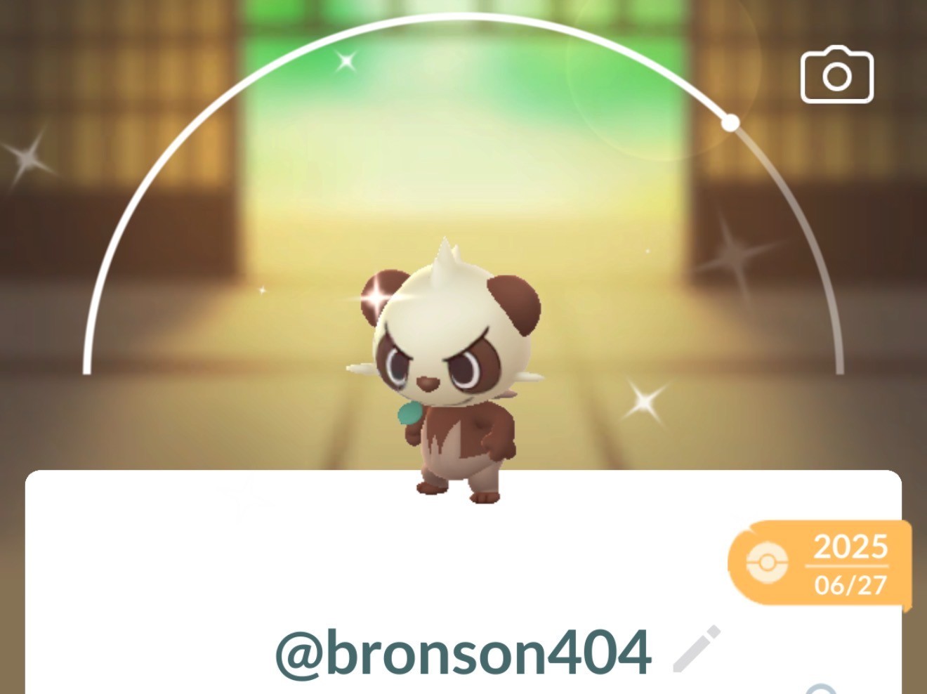 Pokemon Shiny Pancham TR–ADE G0 Unregistered