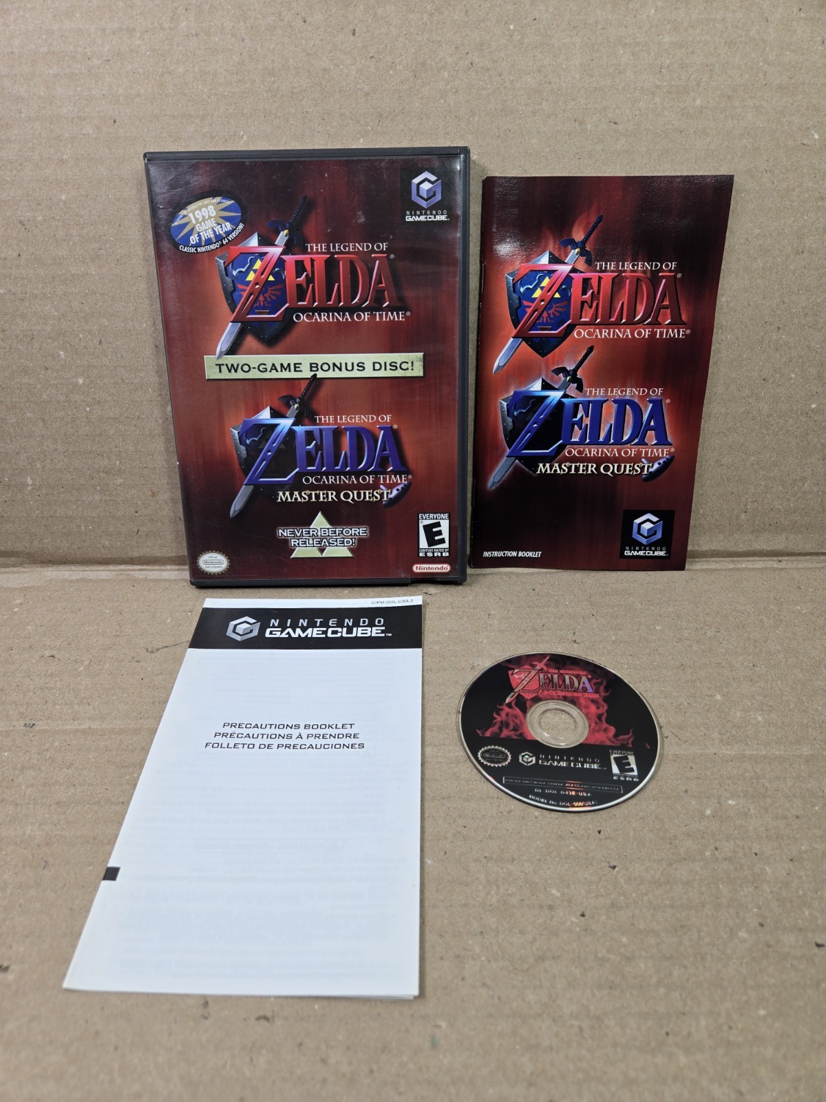 The Legend of Zelda: Ocarina of Time + Master Quest (Nintendo GameCube 2003)