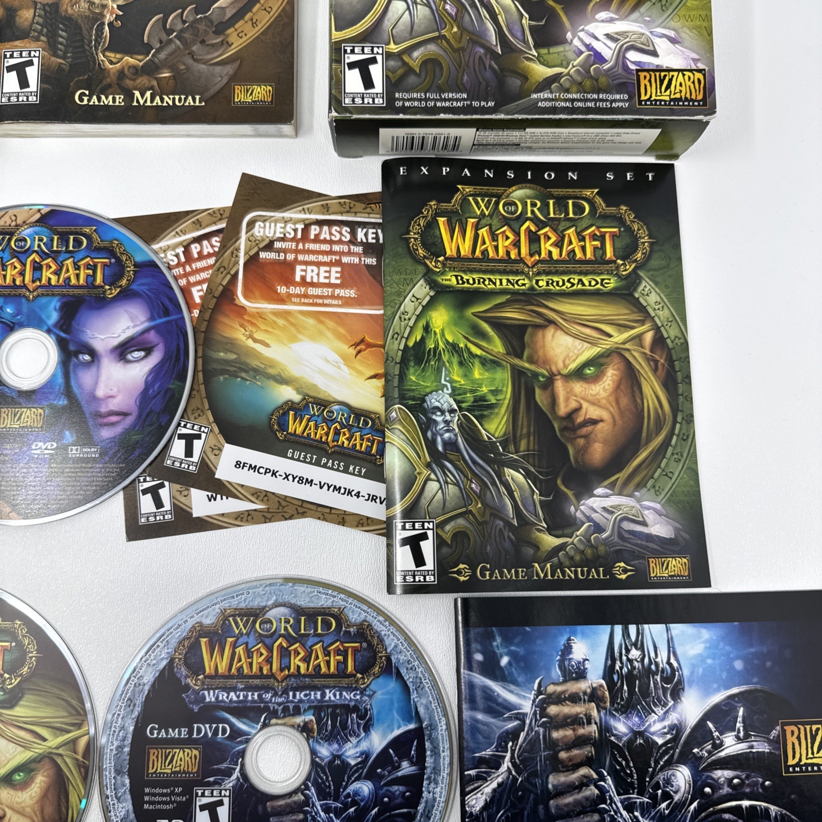 World of Warcraft Original + Burning Crusade + Wrath of the Lich King Game Box