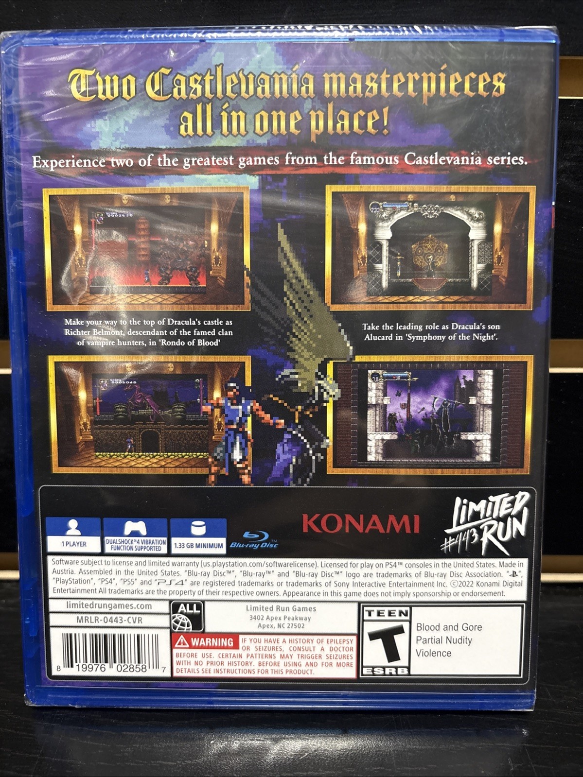 Castlevania Requiem (Sony PlayStation 4, 2022) Brand New