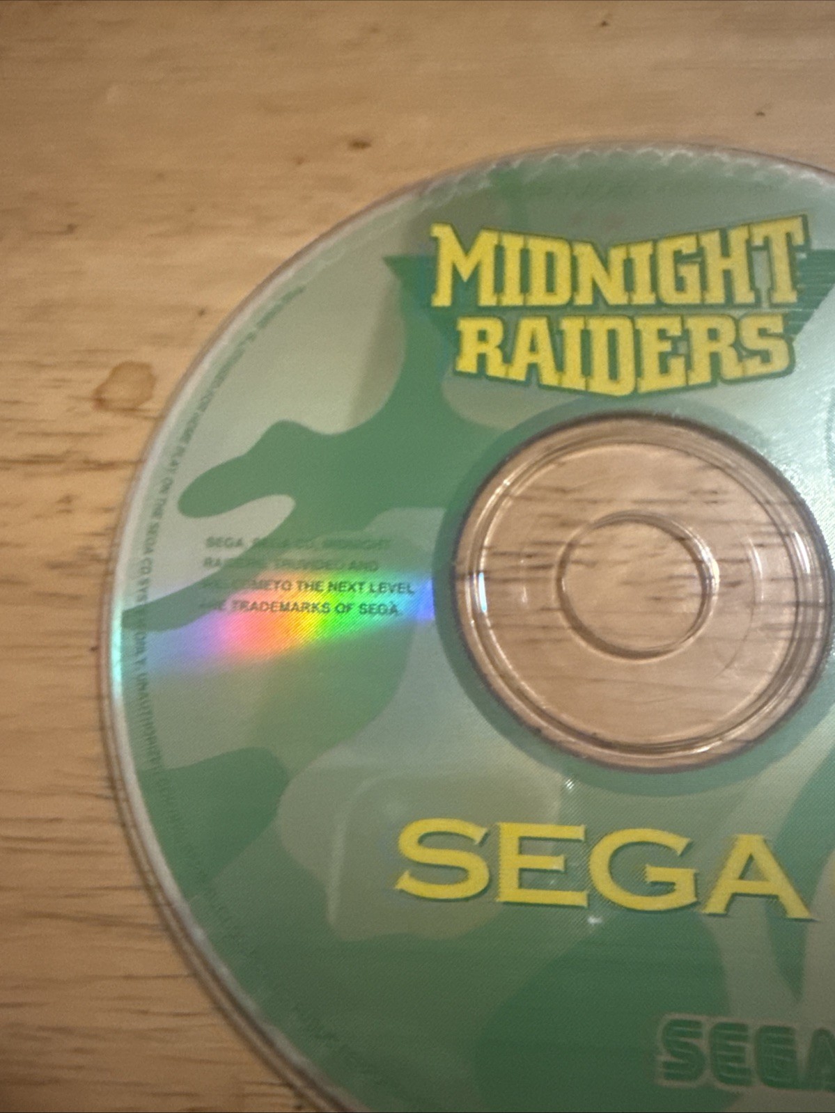 Midnight Raiders (Sega CD, 1994) Working Game Only