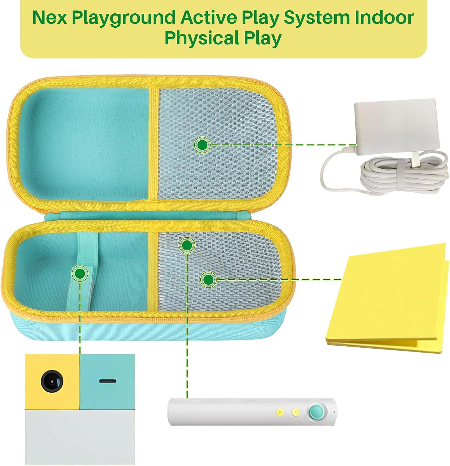 Storage Case for Nex Playground Active Play System Indoor Use