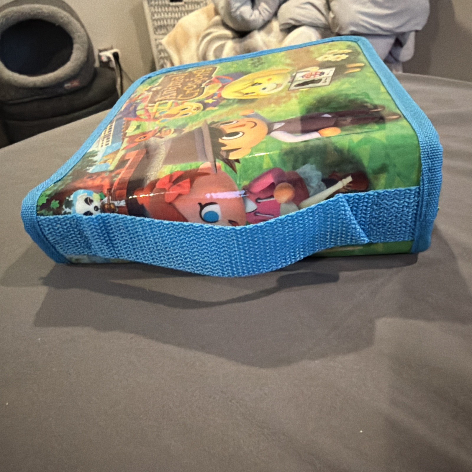 Animal Crossing Padded Zippered Travel Carrying Case for Nintendo DS Blue