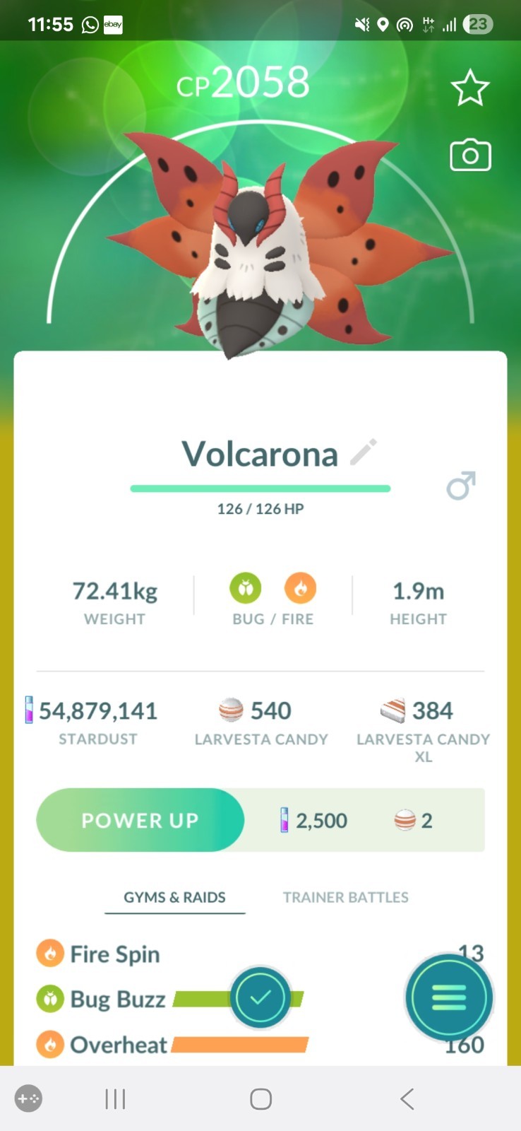 Pokemon Volcarona