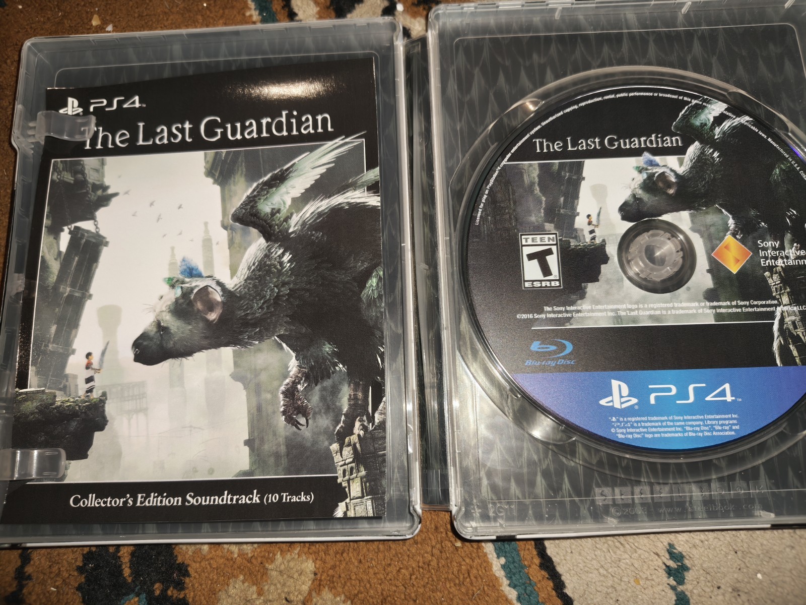 The Last Guardian Steel book PS4