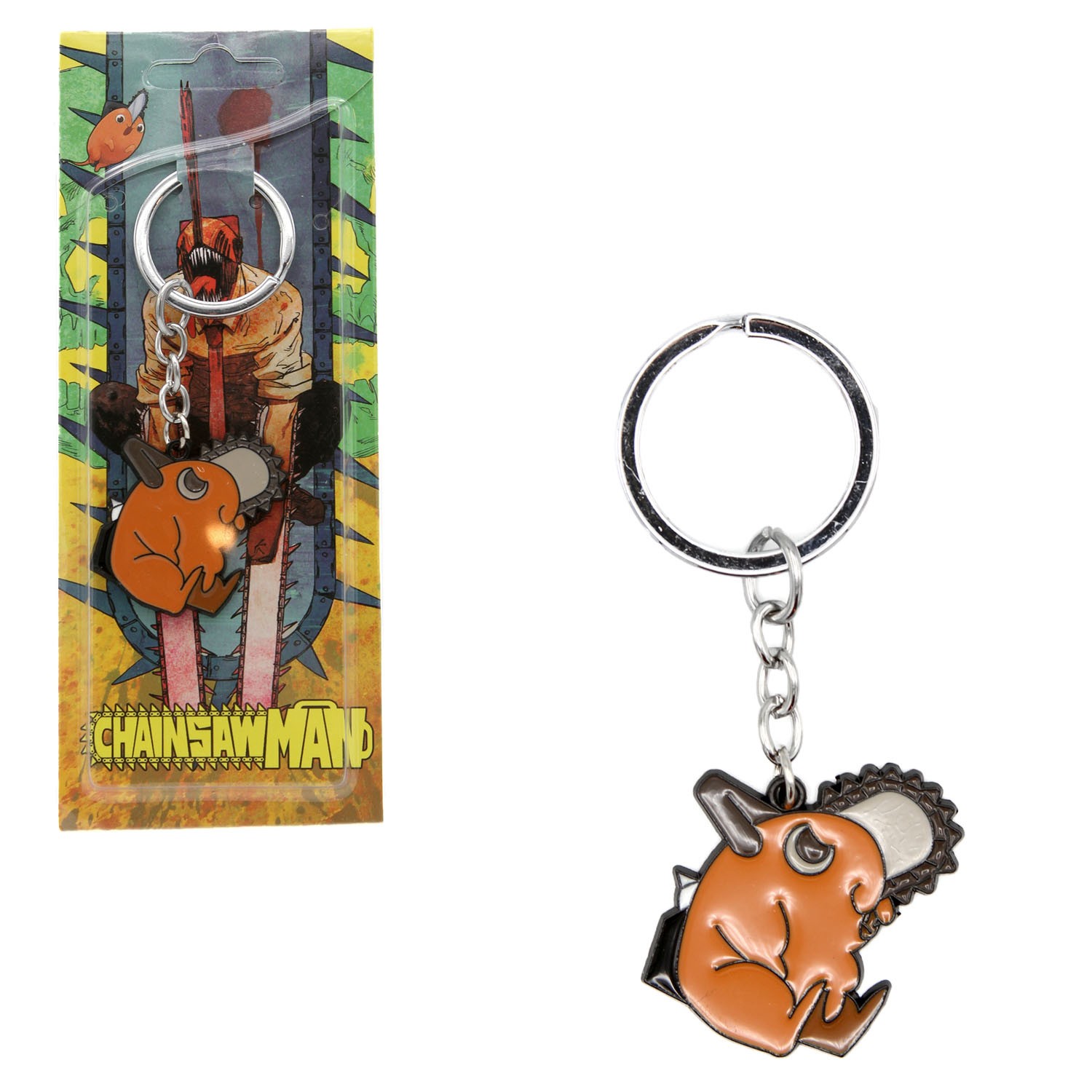 Chainsaw Man 1″ KeyChain – POCHITA New (Chainsaw Devil Anime Key Chain Charm)
