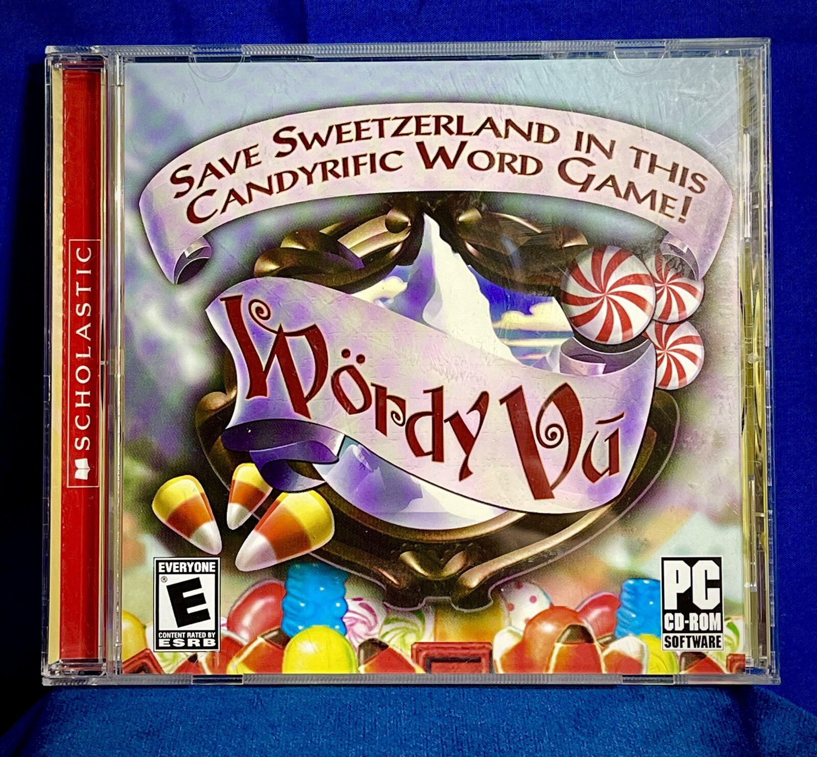 Wordy Vu PC Game Candy Word Game 2006 CD