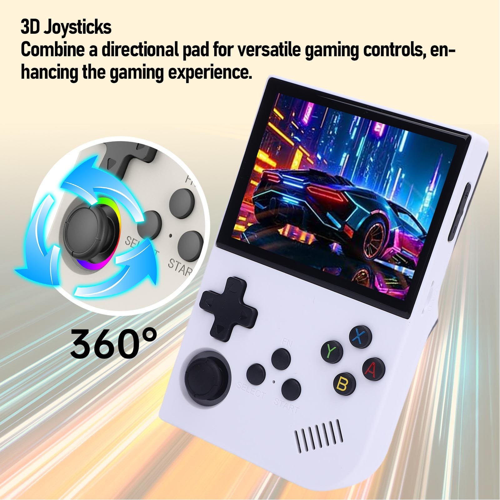 Retro Handheld Game Console With 3.5 Inch 640×480 Screen Portable Video Gam CHGT