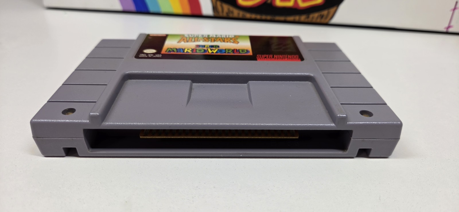 Super Mario All-Stars + Super Mario World – SNES Nintendo Game Authentic Tested
