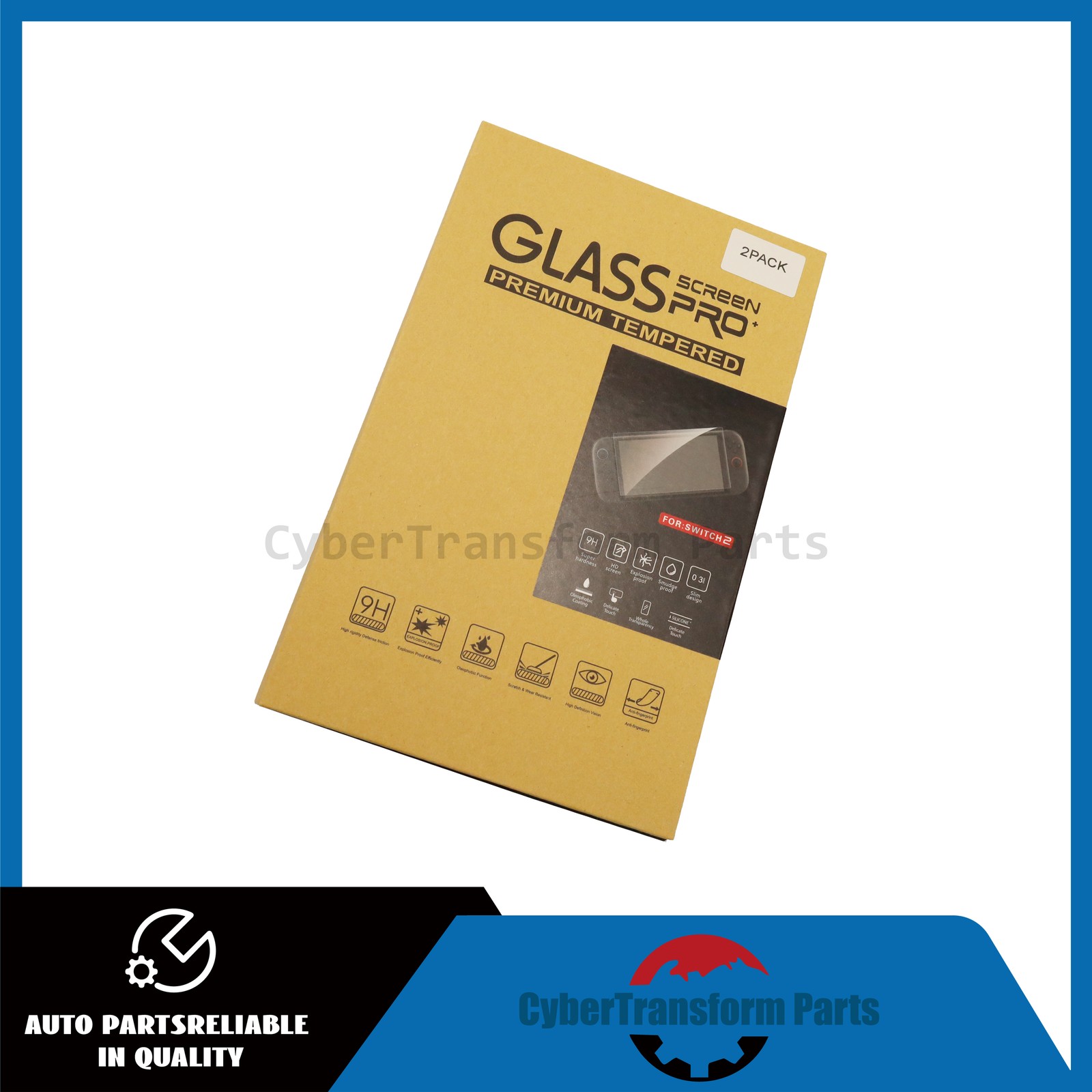2x Screen Protector For 2025 Nintendo Switch 2 Tempered Glass Clear Film US