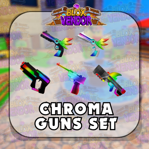 Murder Mystery 2 MM2 | Chroma Guns Set | Chroma Godly Knives and Guns