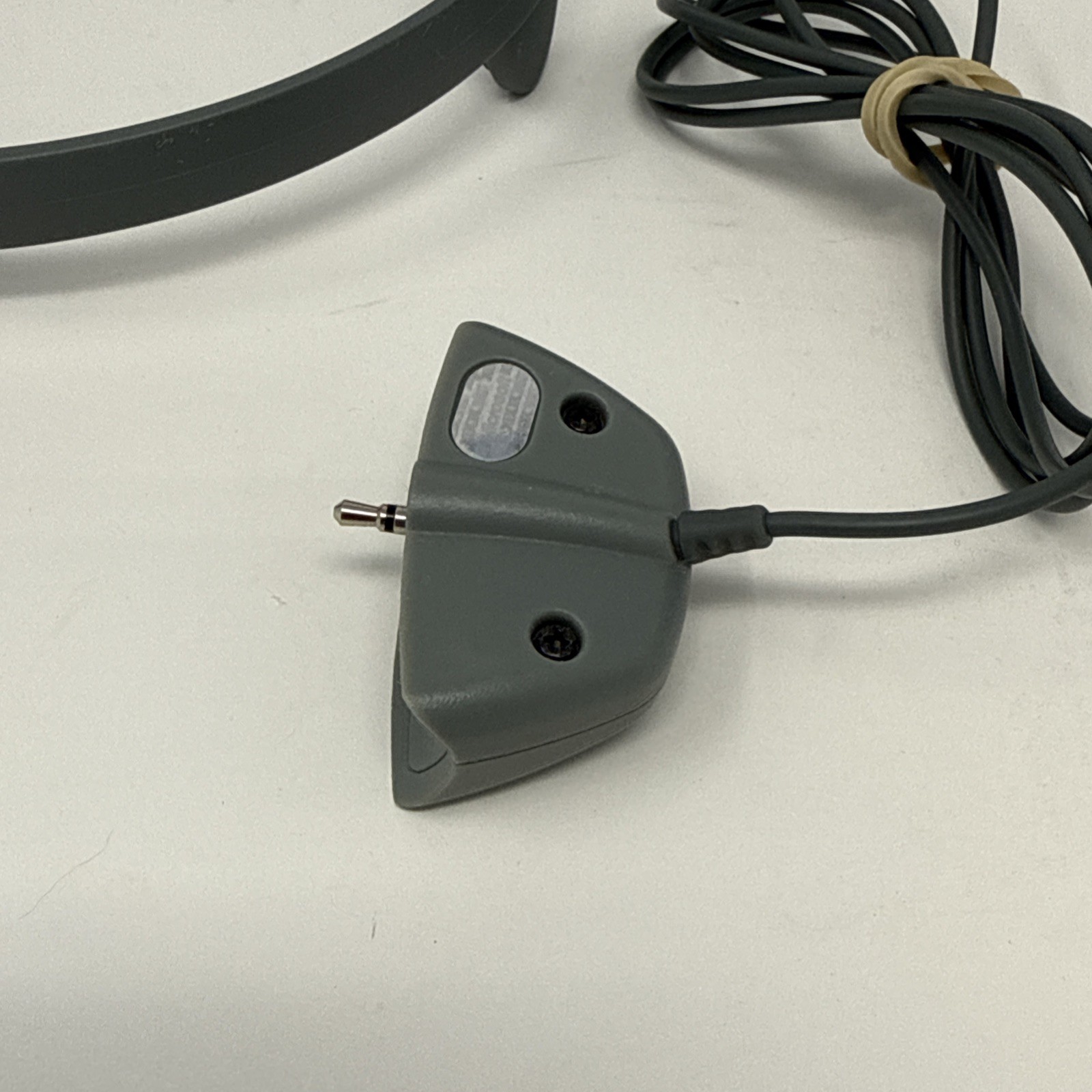 Original Microsoft XBOX 360 Live Headset White & Gray Headband Wired