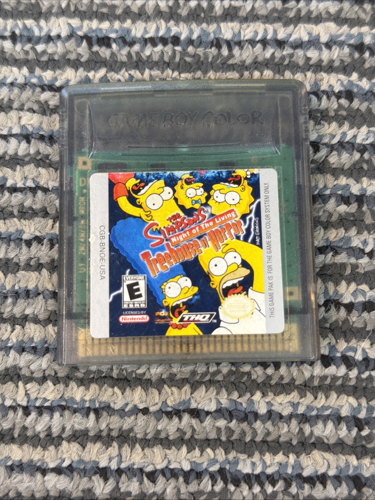 The Simpsons Night of the Living Treehouse of Horror Nintendo Game Boy Color
