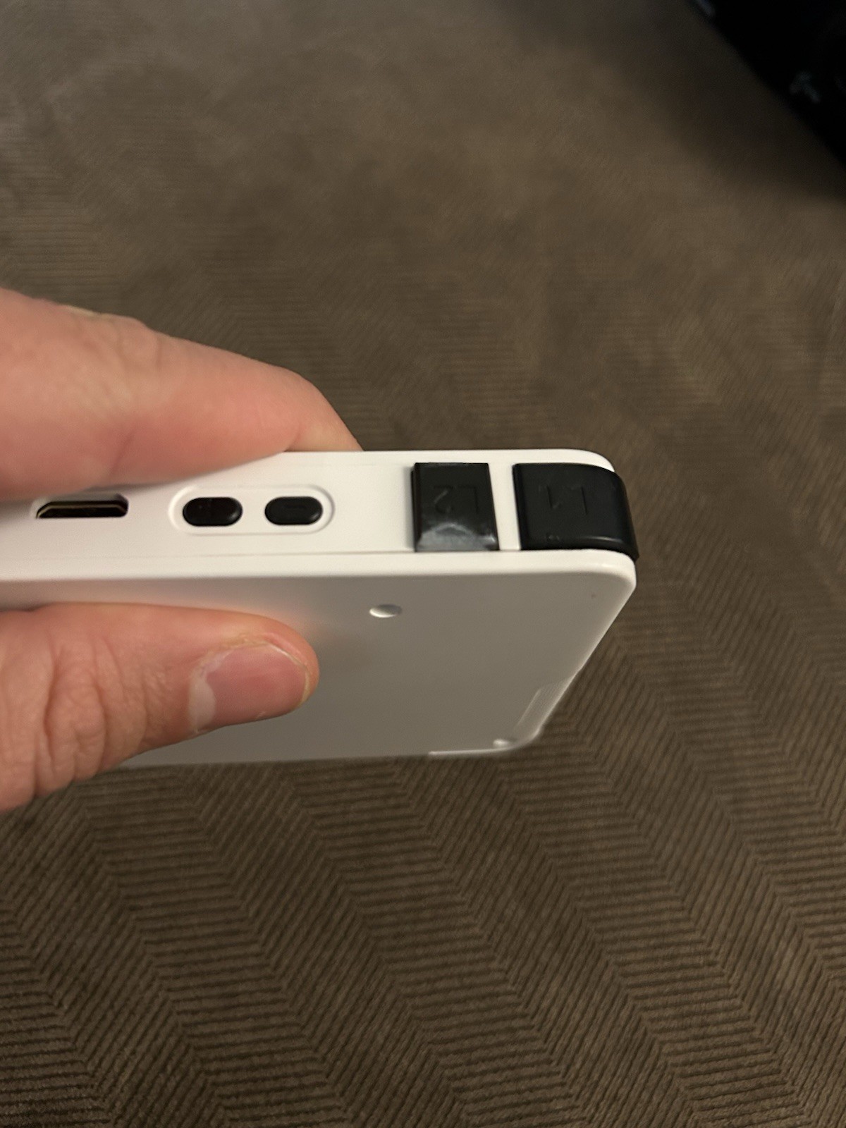 Powkiddy RGB30 with custom buttons