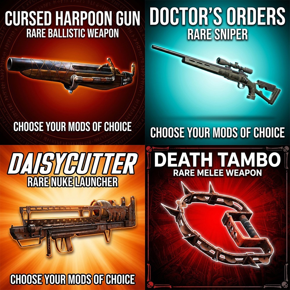 FALLOUT 76 [PC] ANY UNIQUE WEAPON YOU WANT + 4 LEGENDARY MODS