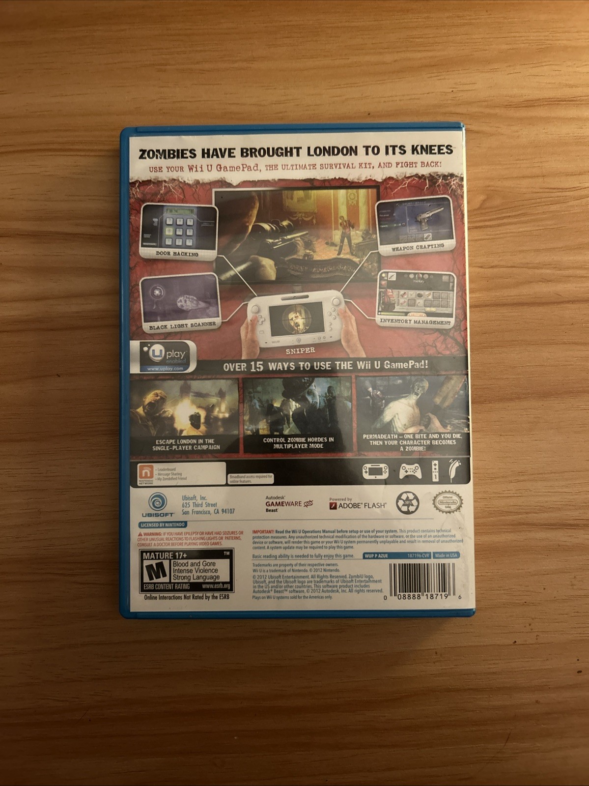 ZombiU (Nintendo Wii U, 2012)