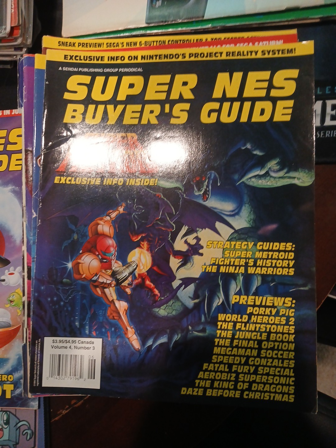 Super NES Buyer’s Guide – May 1994 – Super Metroid Volume 4 Number 3 Great Shape