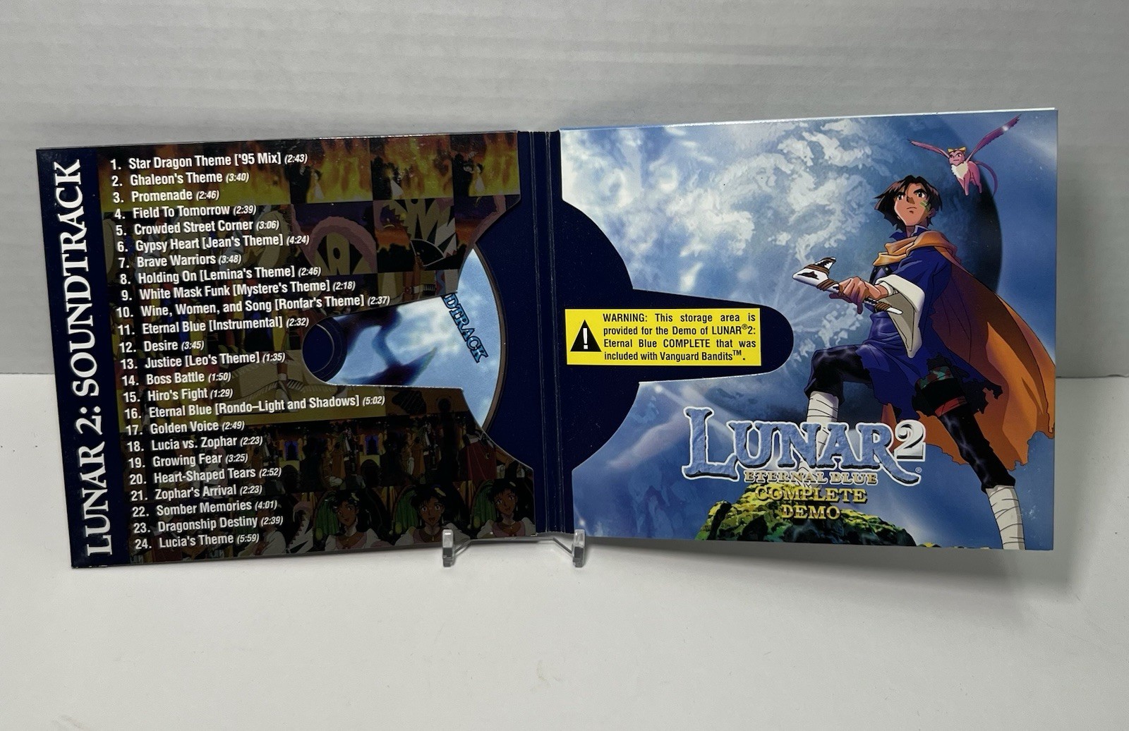 Lunar 2 Eternal Blue Complete PS1 Collector’s Edition Complete Working ••