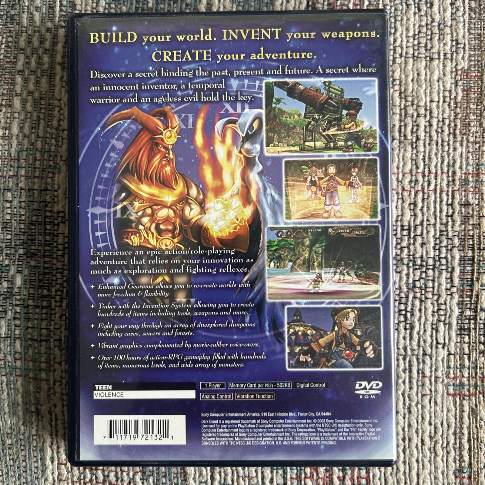 SONY PLAYSTATION 2 PS2 – DARK CLOUD 2 Complete w/ Manual